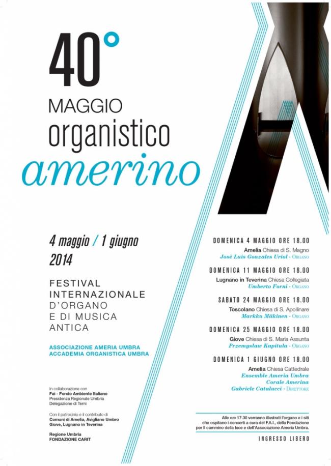 40° Maggio Organistico Amerino